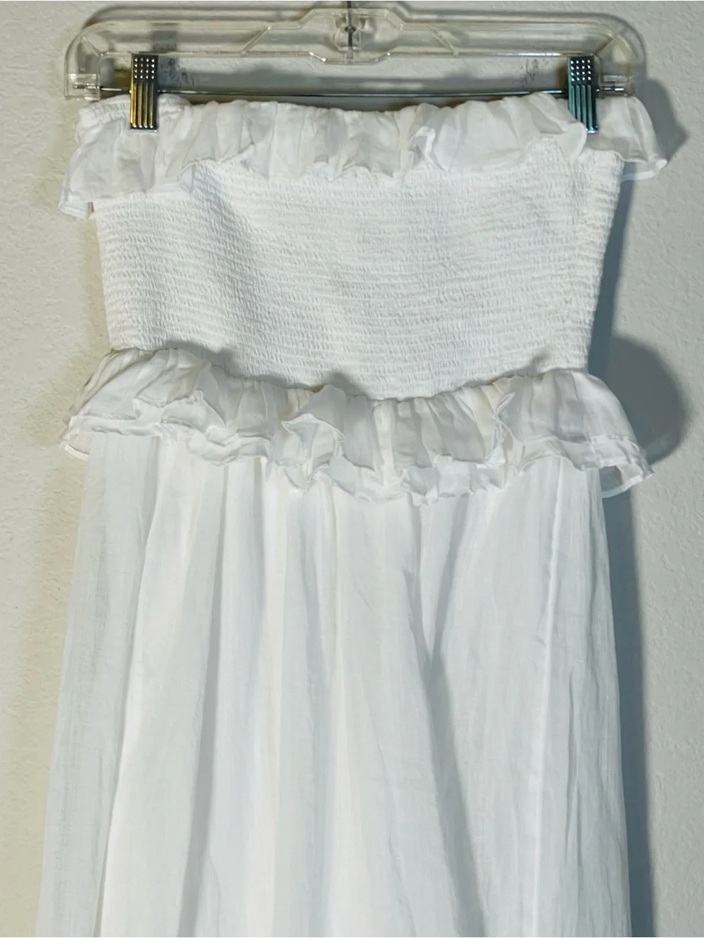 J. Crew NWT Ravenna Dress Size XS Maxi Ramie White